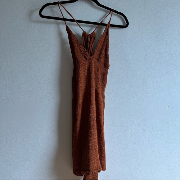 Anthropologie The Ellen Mini Ruched Dress - Picture 3 of 12